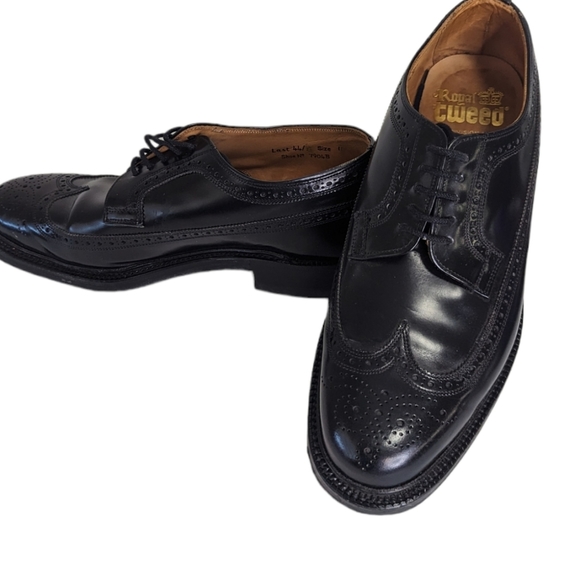 Royal Tweed Shoes Royal Tweed Division Of Churchs Black Wing Tip